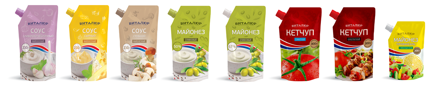 Packaging виталюр дизайн упаковки Минск продукты СТМ супермаркет флексопечать