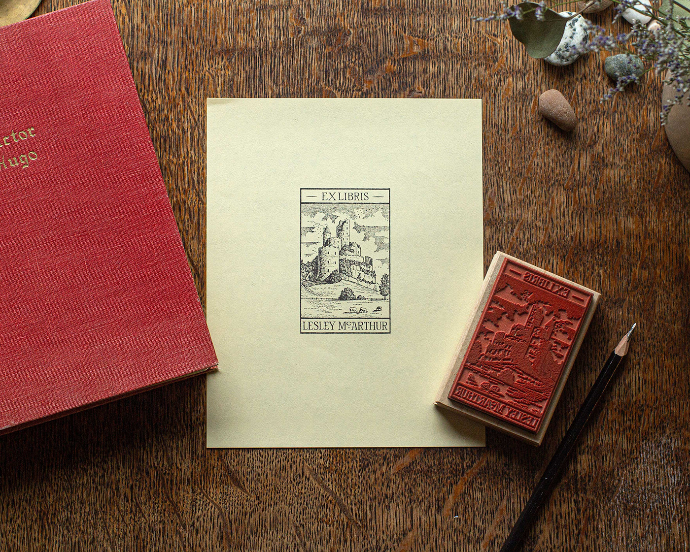 bookplate Ex Libris hand drawn hand made ILLUSTRATION  pen and ink pen drawing stamp traditional Traditional media