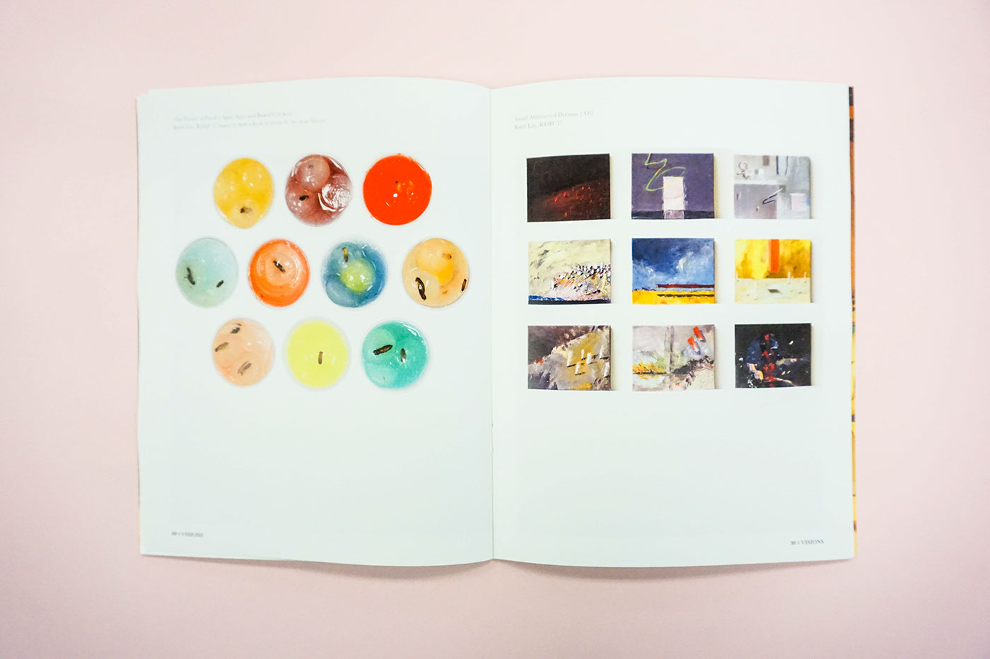 editorial magazine design color asian