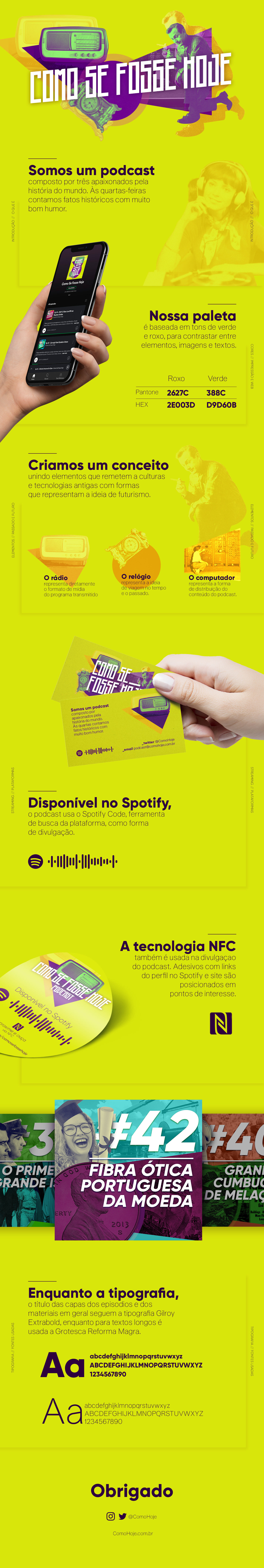 podcast Colourful  vintage futurist purple yellow flat
