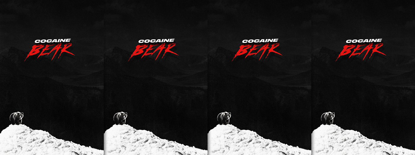 cocaine bear Elizabeth Banks key art movie poster Movie Posters Movies poster Poster Design poster designer posters
