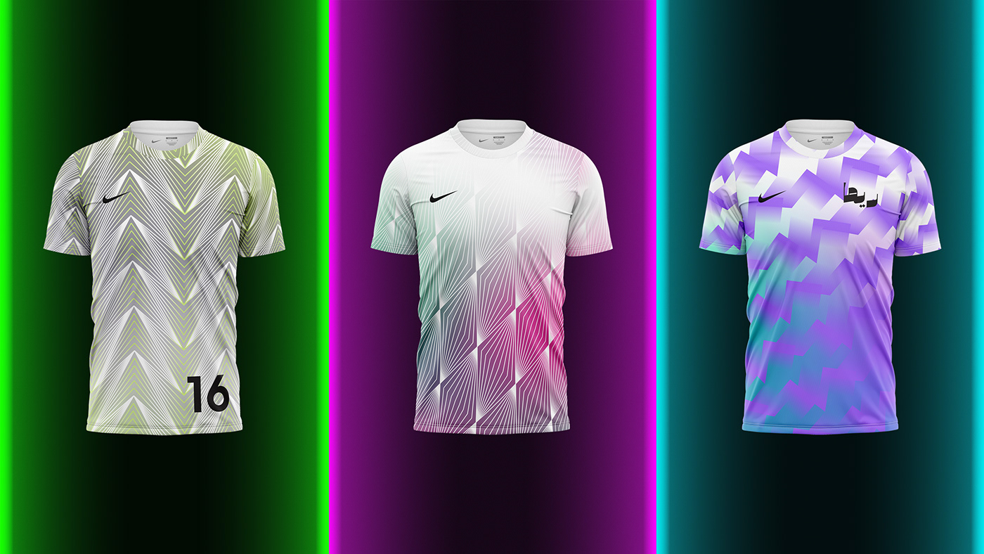 color Fashion  football graphic design  graphics Nike pattern sports typography  