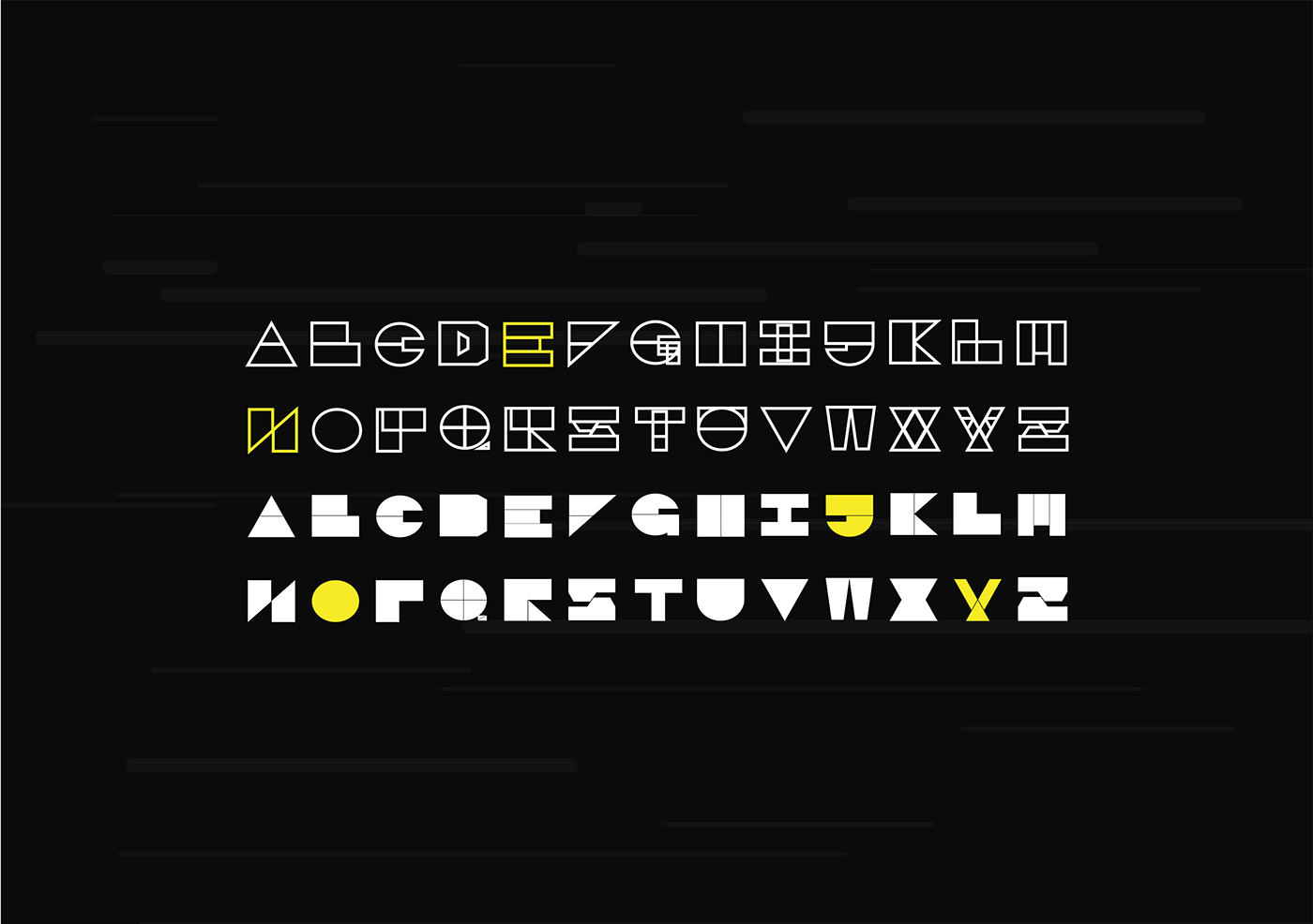 font freebie free typography   sans serif geometric Typeface Logi happy life Luqilen