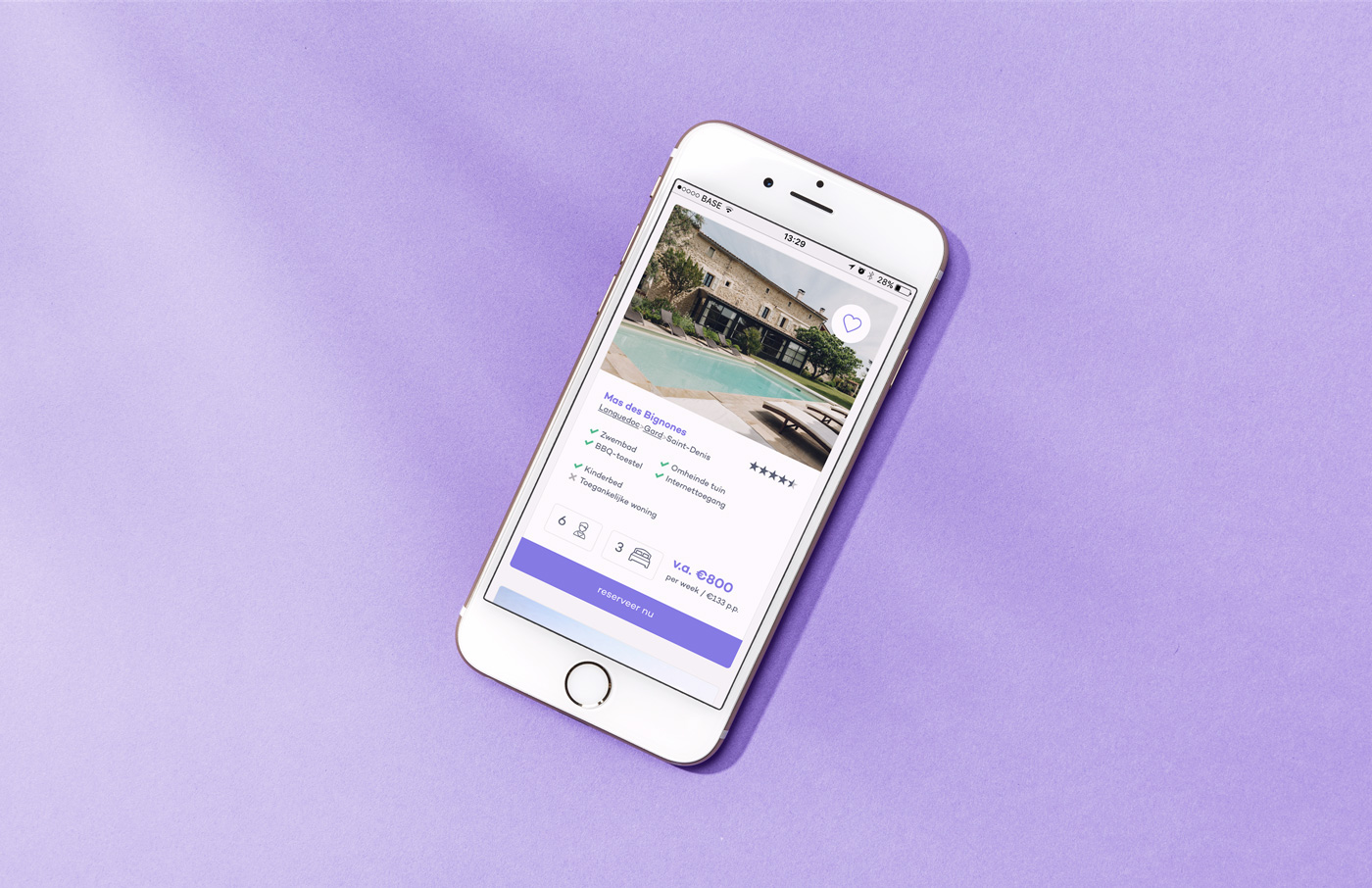 reli Travel Holiday purple france branding  vacation Webdesign houses skinn