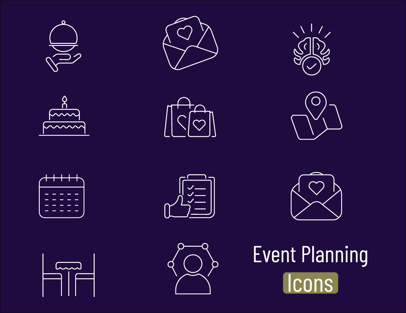 Icon vector design eventplanningicon