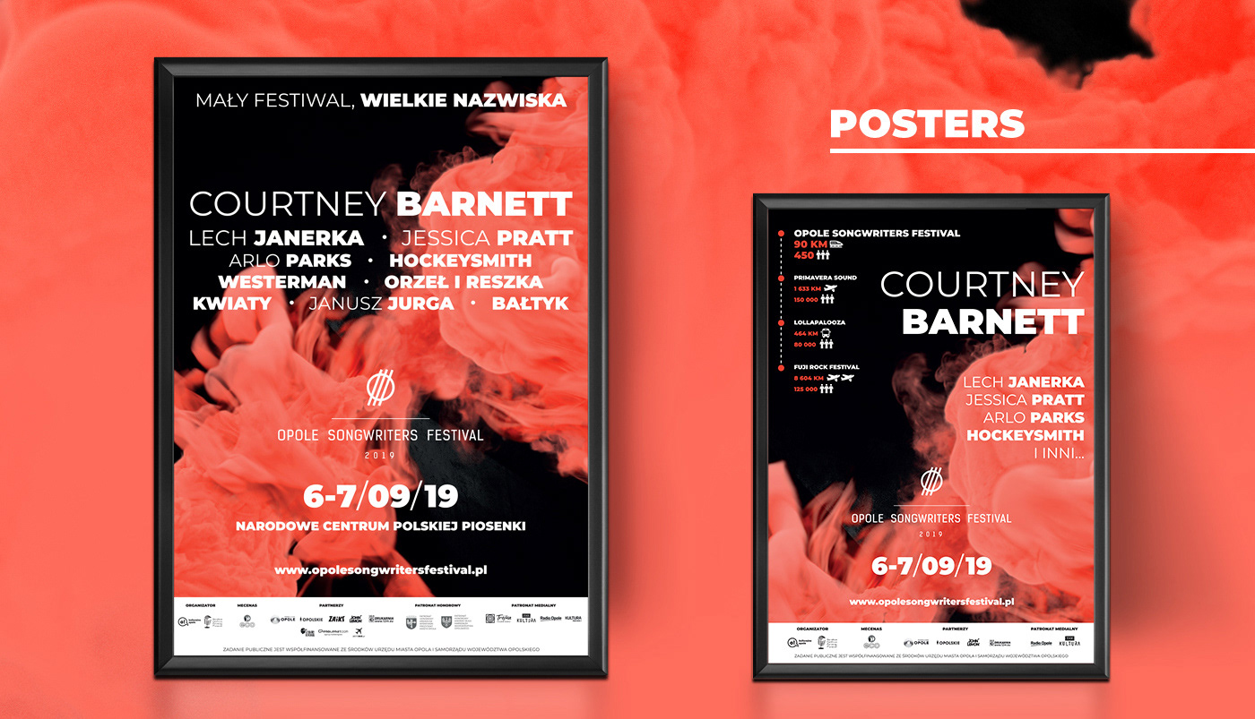 branding  visual identification Music Festival courtney barnett poster Spot facebook brochure Invitation instagram