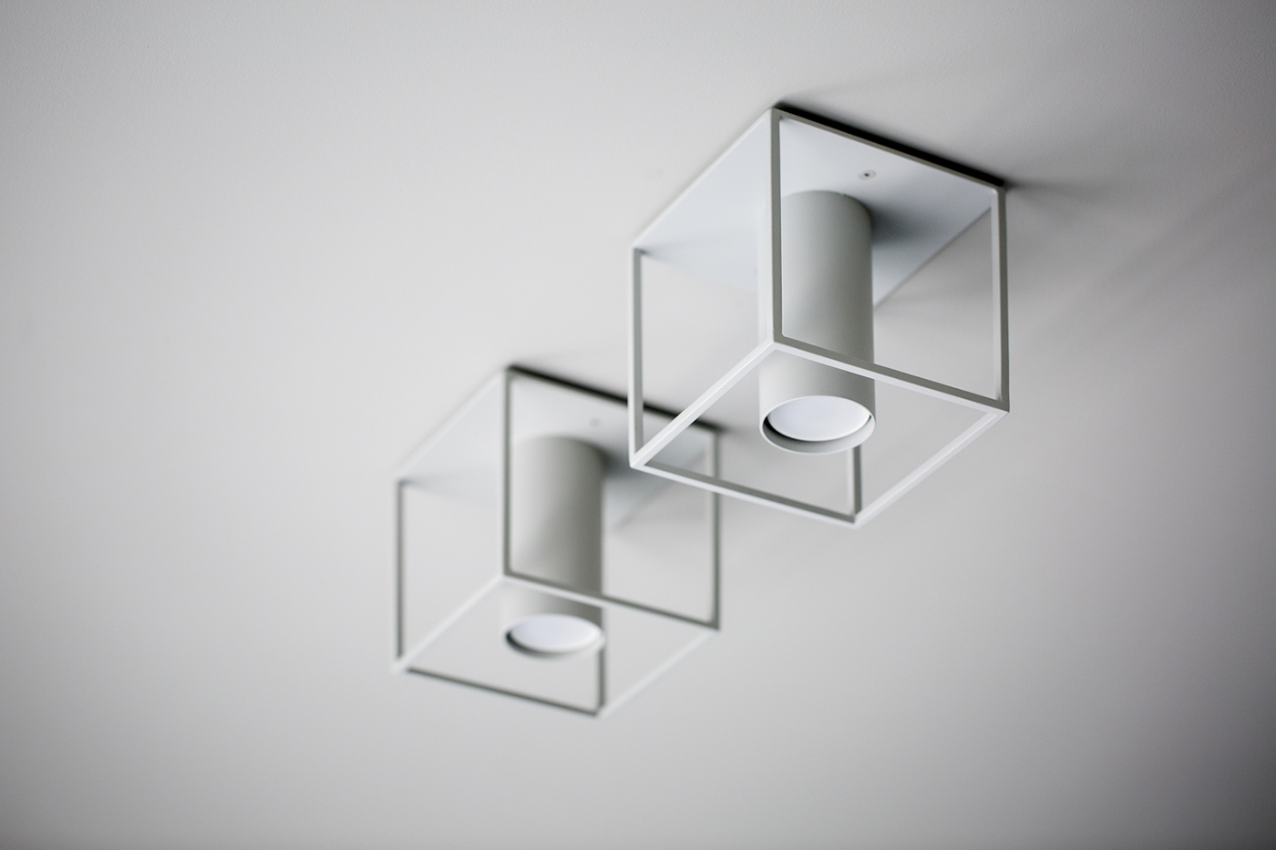 downlight minimalist hex Delta square light led archi fild metal geometric LOFT Lamp
