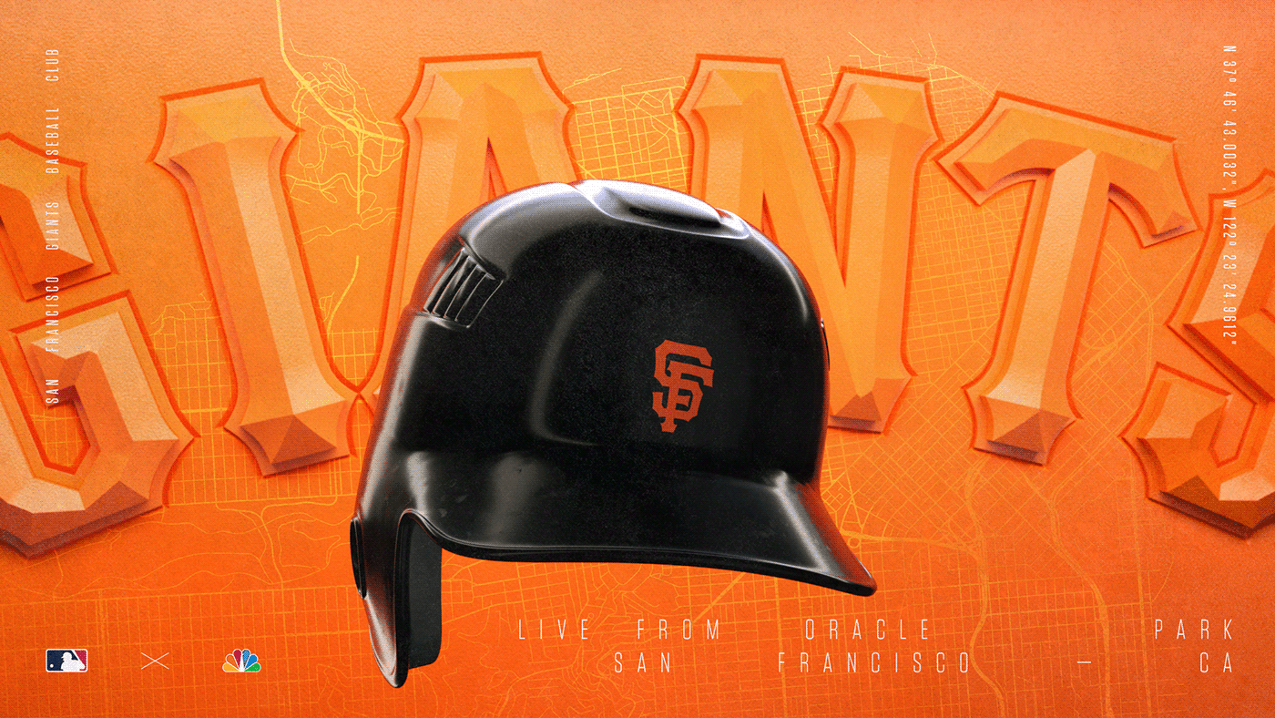 Adobe Portfolio cinema 4d styleframes baseball mlb Major league baseball Octane Render 3D san francisco San Francisco Giants