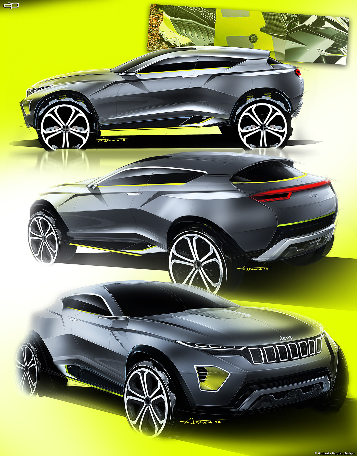 jeep suv concept off road jeep freedom Jeep concept car design automotive   Render VRED