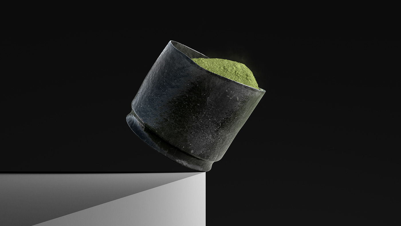 3D art ceramics CGI concept japan Maya Render vray craft