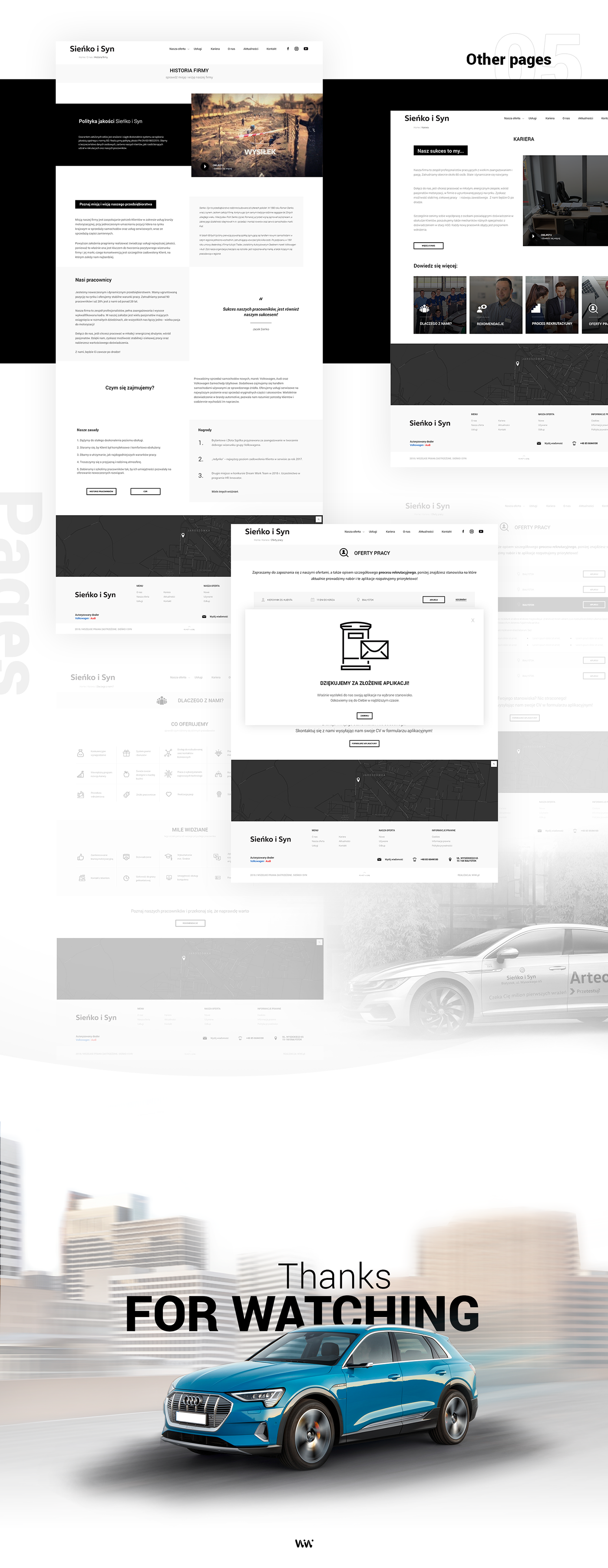 Audi volkswagen automotive   Cars Webdesign Website ux design luxury iphone