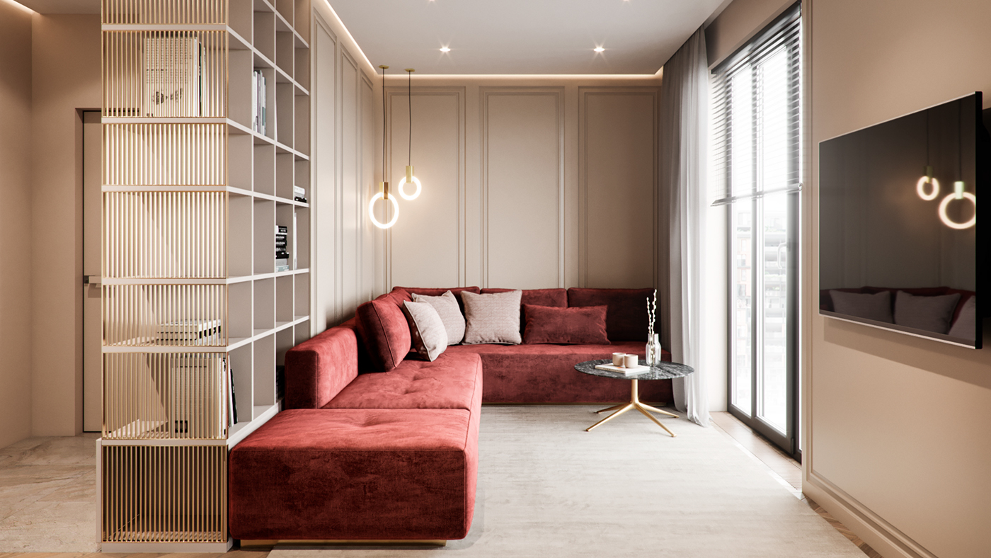 Interior design modern Classic elements Rybalsky neiman light colors kiev