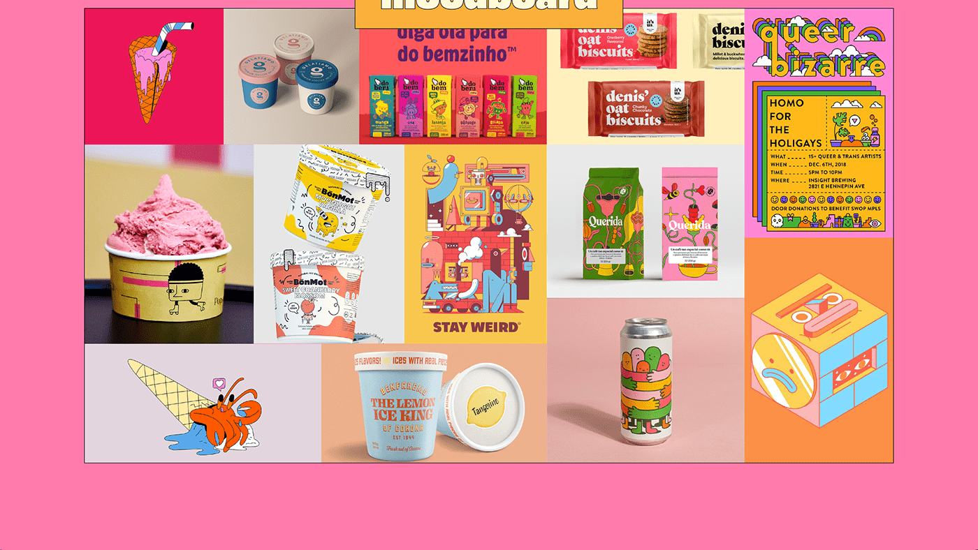 branding  Character design  embalagem ice cream ILLUSTRATION  packaging design pastel pink sorvete logo