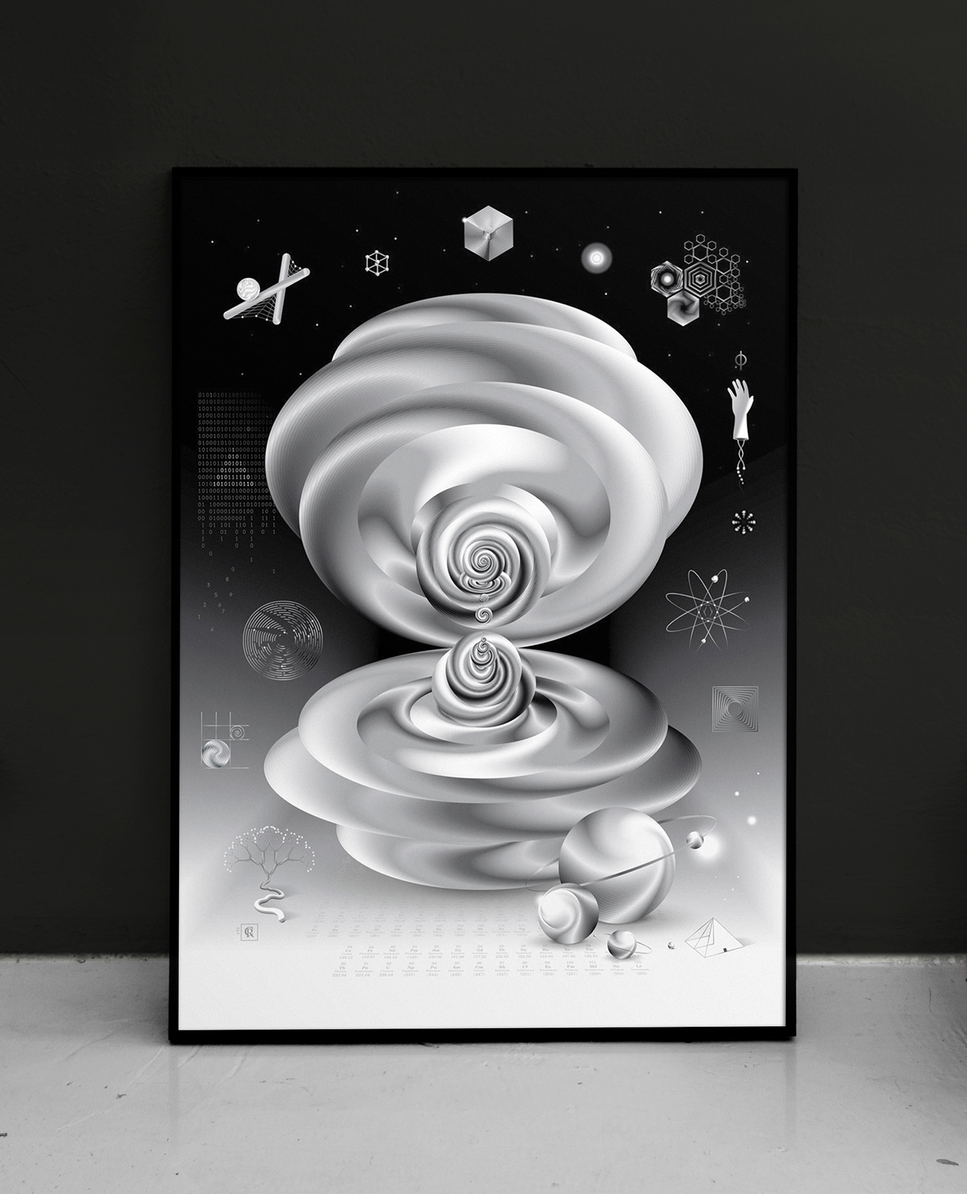 surrealism surreal polarity duality black and white vector philosophy  cymatics