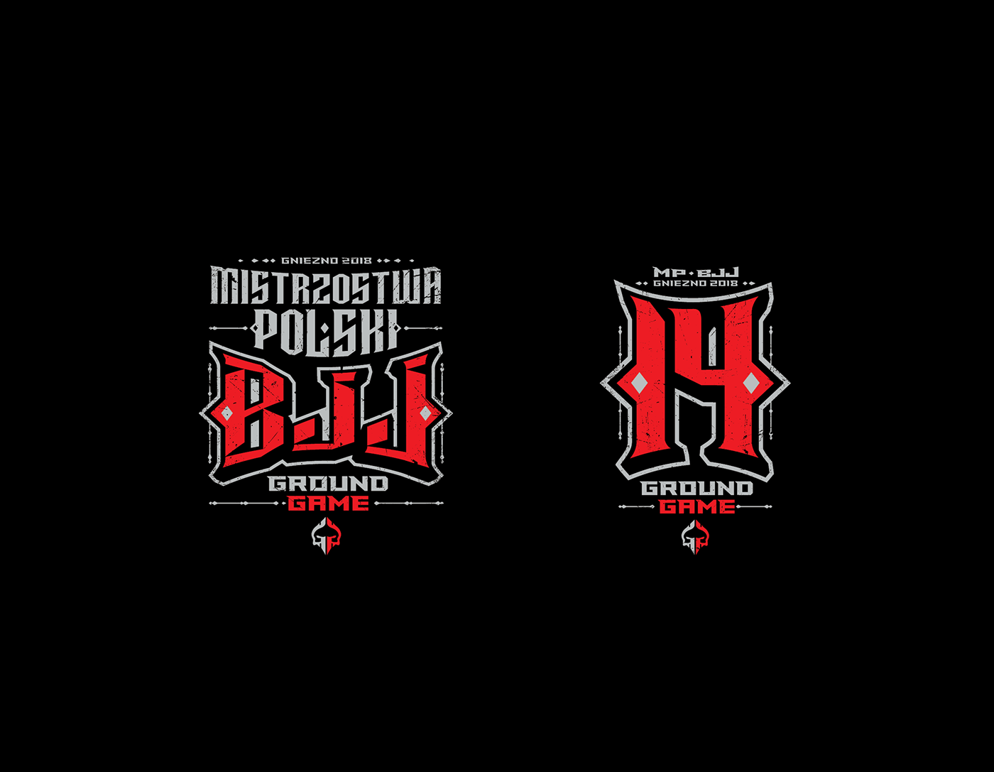 JiuJitsu MMA UFC ksw branding  logo apparel tshirt T-Shirt Design groundgame