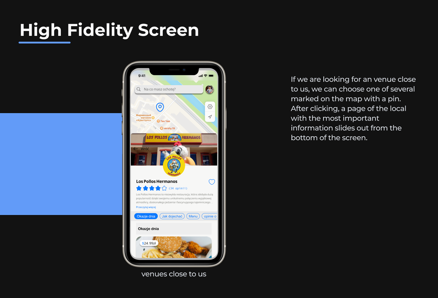 Food  restaurant maps design Deals rating ux UI/UX Figma Mobile app