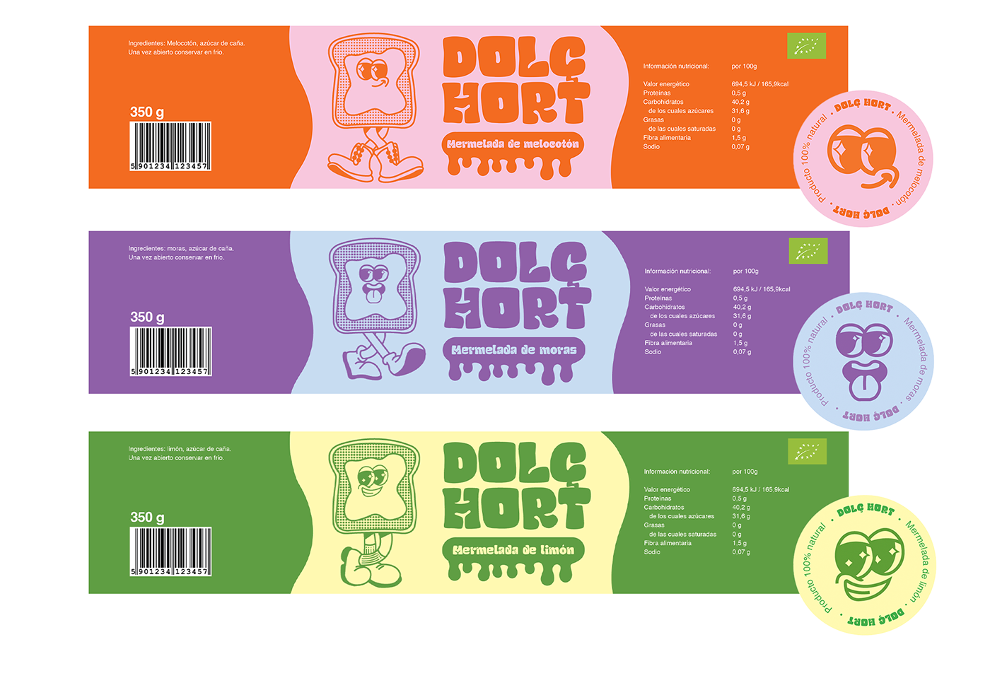 Packaging jam mermelada Food  Graphic Designer visual identity design brand identity visual identity