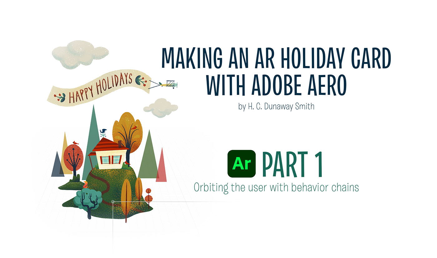 aero tutorial AR ar art ar tutorial augmented reality Behaviors interactive design Mixed Reality