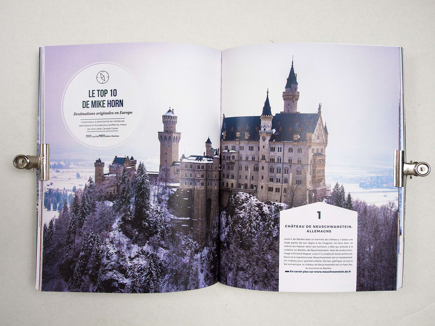 magazine Nature Travel Canada Goose Layout editorial brand cover book snow wild escape