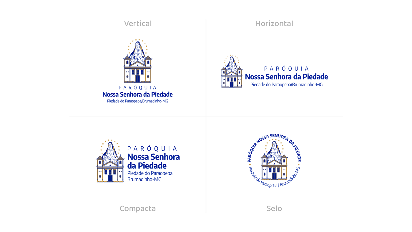 Logo da Paróquia Nossa Senhora da Piedade de Piedade do Paraopeba, Bumadinho, Minas Gerais