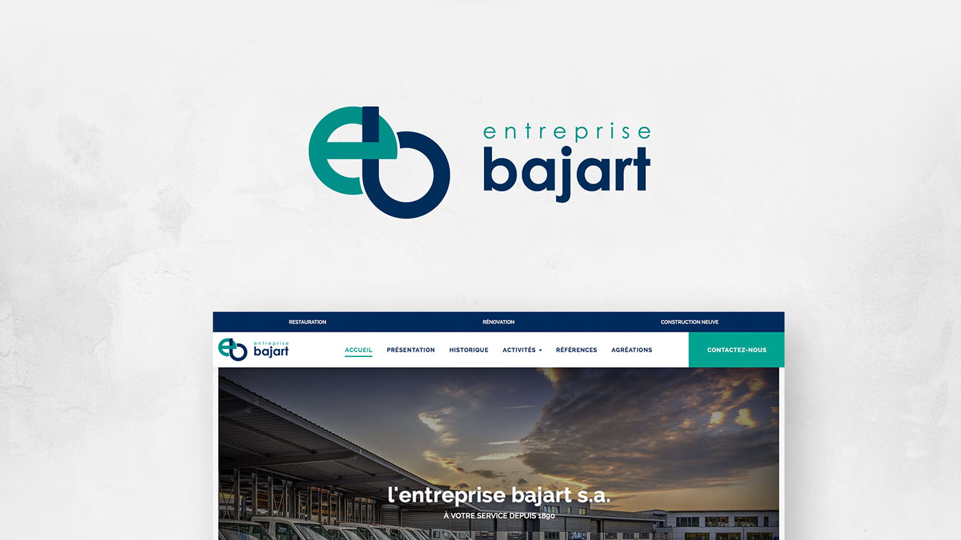 construction entrepreneur renovation Bajart identité entreprise