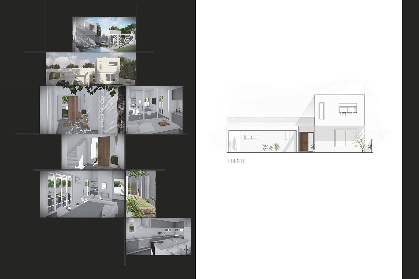 arquitectura architecture Render visualization 3D exterior modern ArchiCAD lumion photoshop