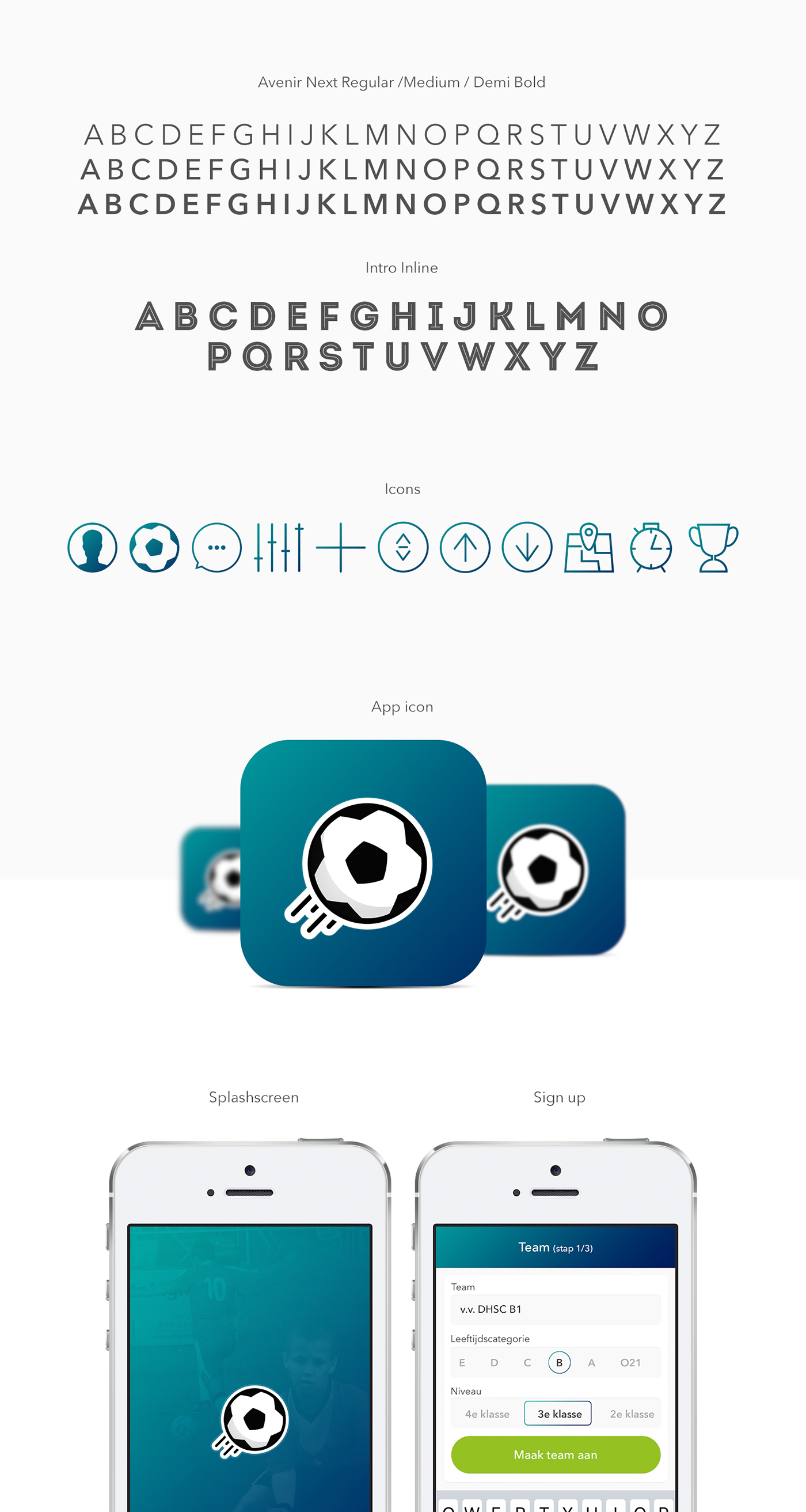 football app graduation Project amsterdam ios friendly logo