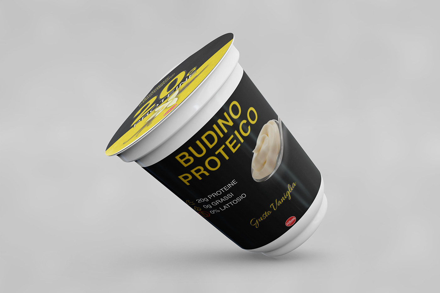 Packaging packaging design Label Pudding Packaging Branding design visual identity packaging mockup package product
