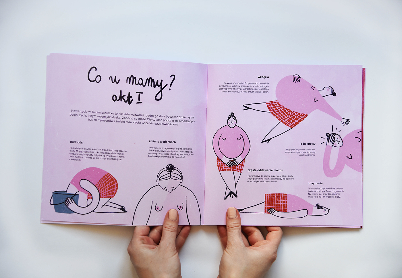 book Booklet Character design  editorial ILLUSTRATION  infographic information design pregnancy Zine 