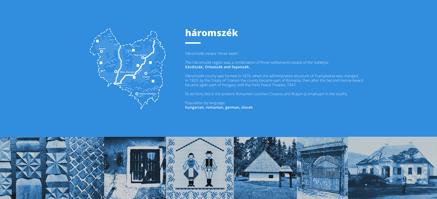 tourism cobblestone blue identity transylvania romania hungarian hunap gold square