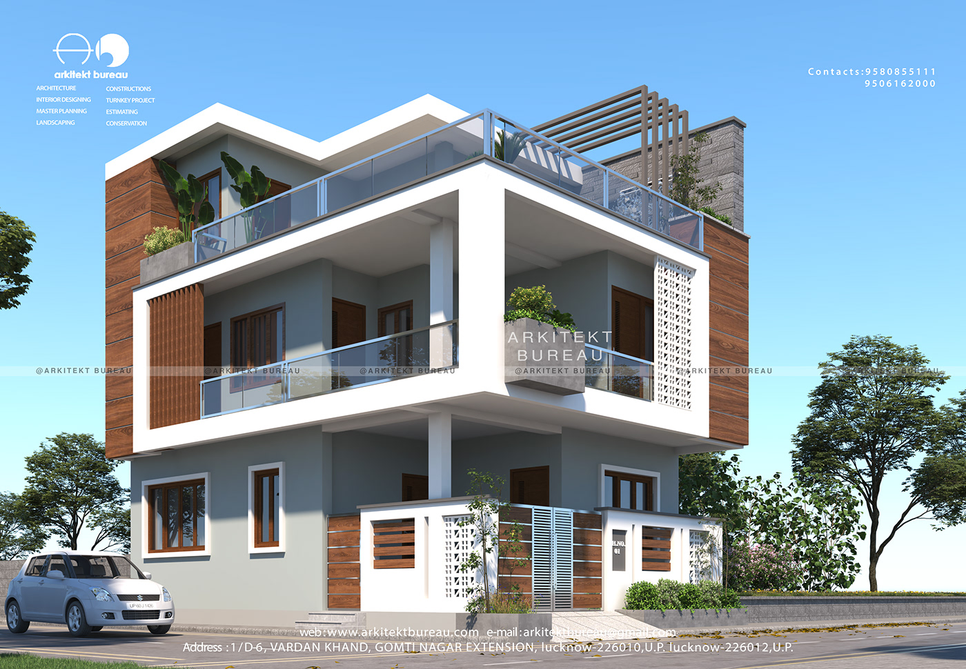 exterior design MODERN COMAPCT HOUSE