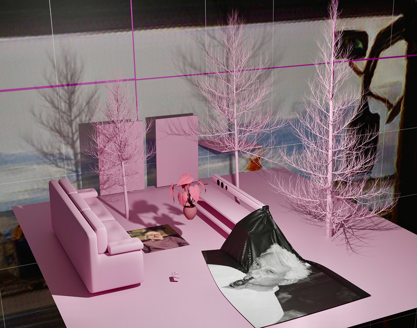 art 3D 3dcg blender contemporaly japan