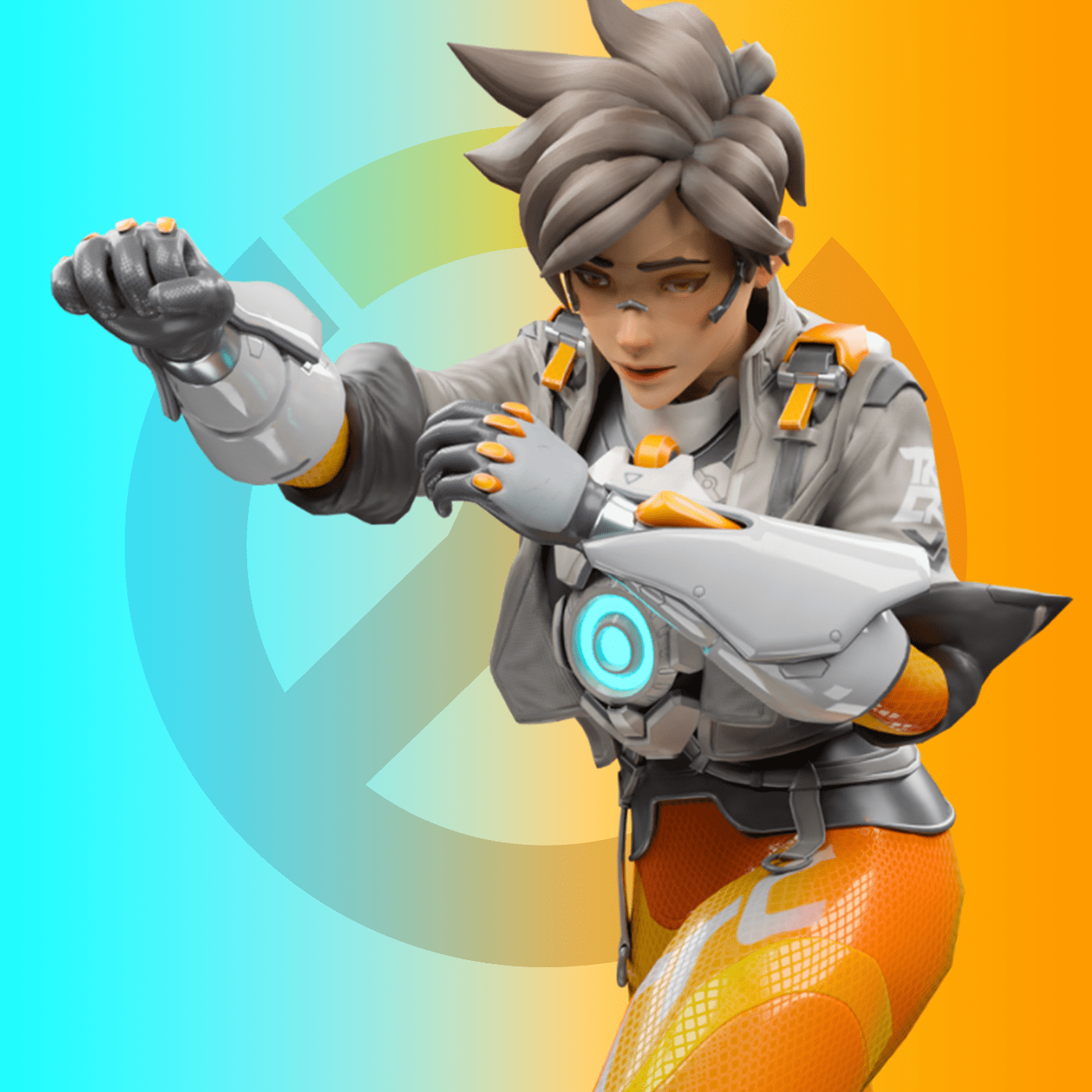 3D game 3D Character 3D model 3d modeling 3d render Tracer overwatch 2 game character 3D Rendering