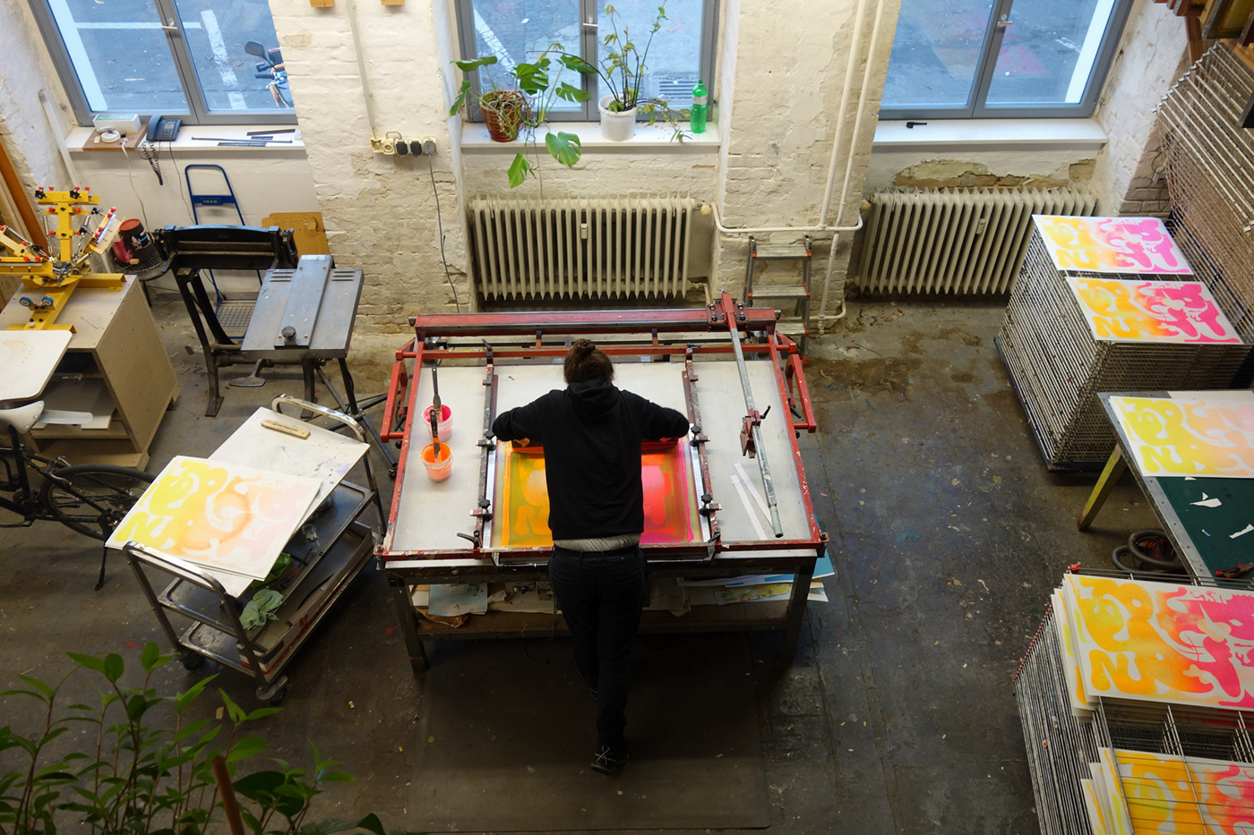 poster print printmaking printshop union screen print screenprint Serigraphy silk screen silkscreen tind