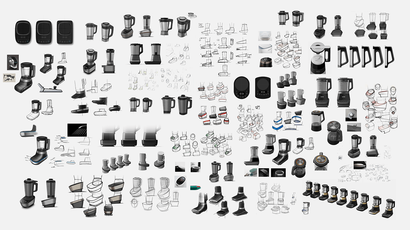 design language home appliances home appliance kitchen visualization Render blender