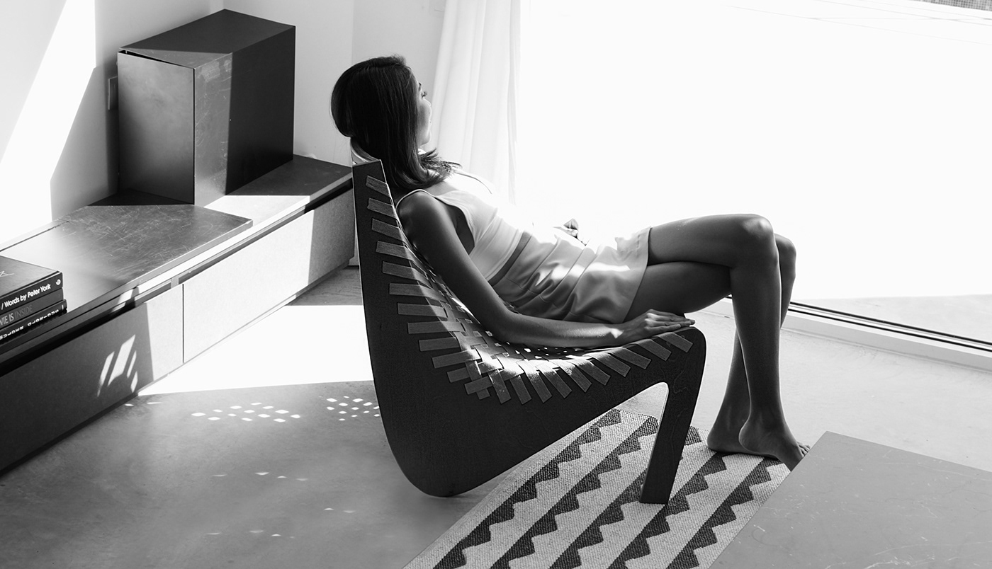 Lounge Chair chair design modern furniture Minimalism funky wooden furniture
