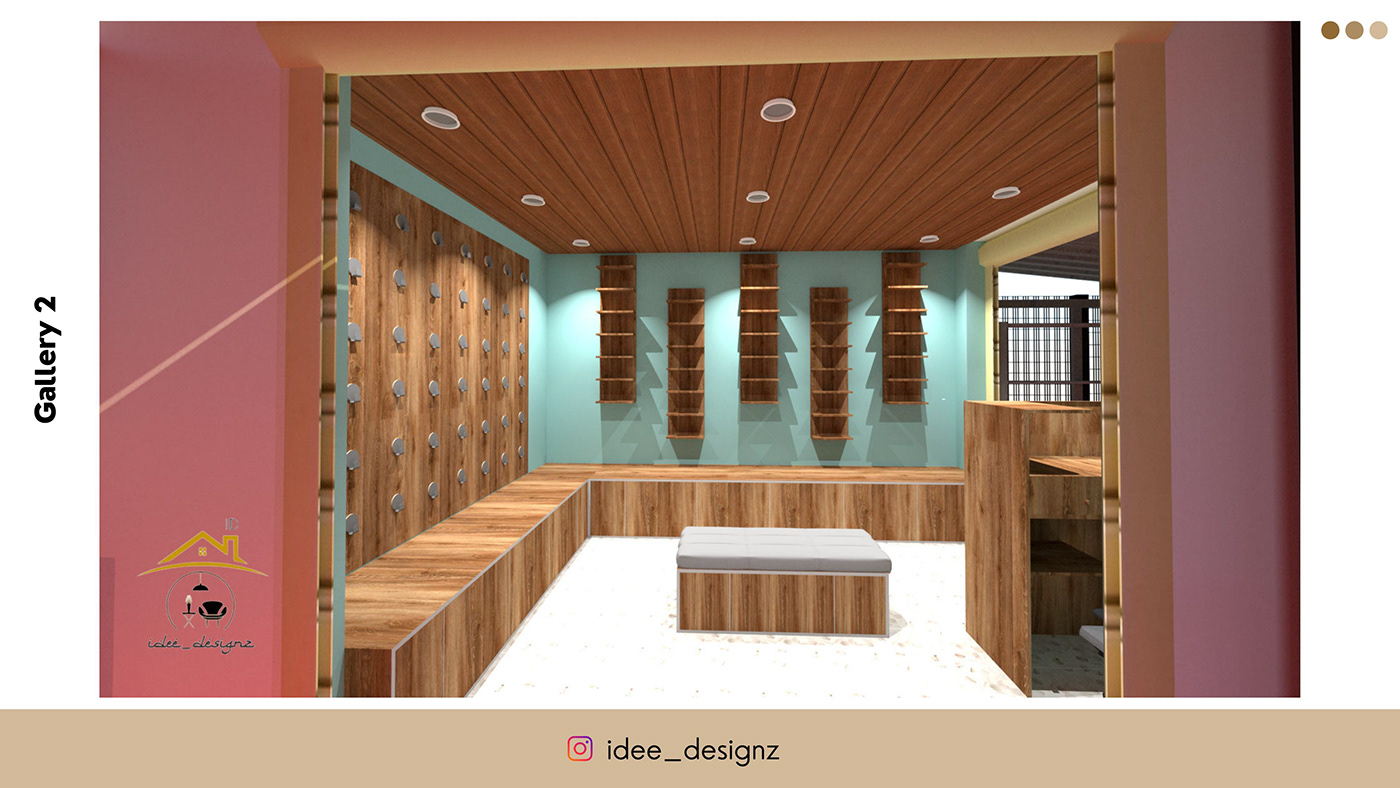 interior design  shop footware showroom shopdesign decor architecture SketchUP vray comercialdesign