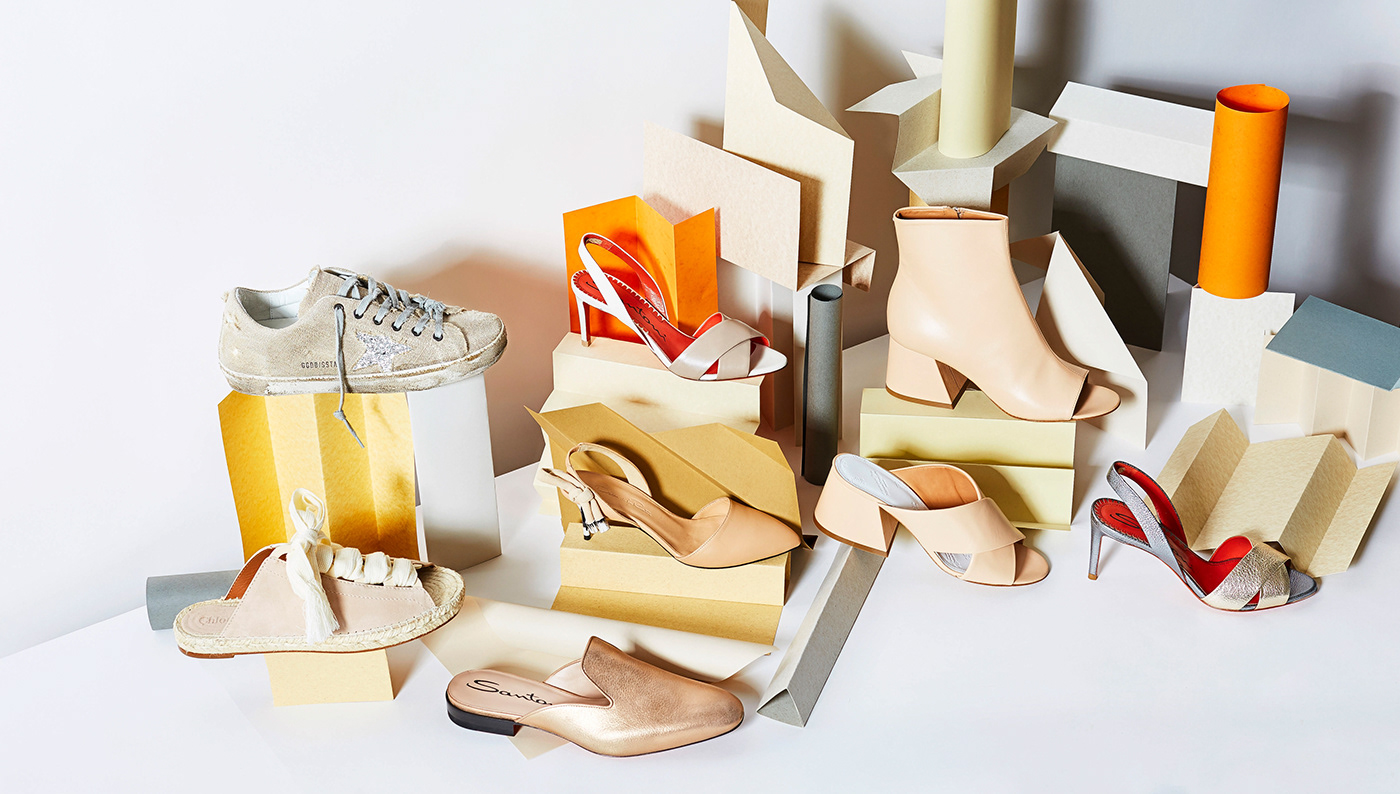 timothy hutto shoes footware sneakers heels still life editorial french paper luxury brands