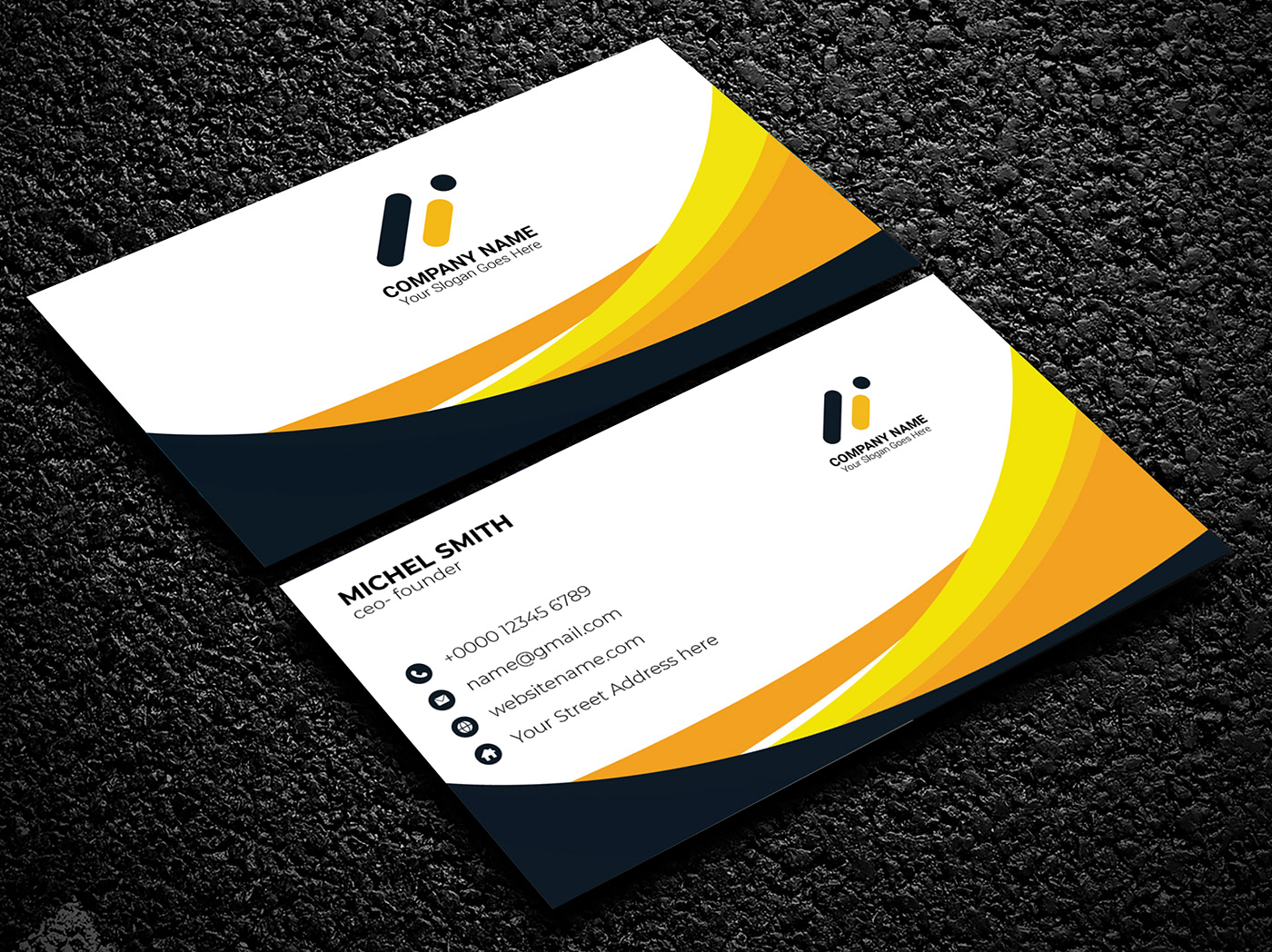 Business Card Design | Professional Business Card Design |
 Company Business Card Design | Modern Bu