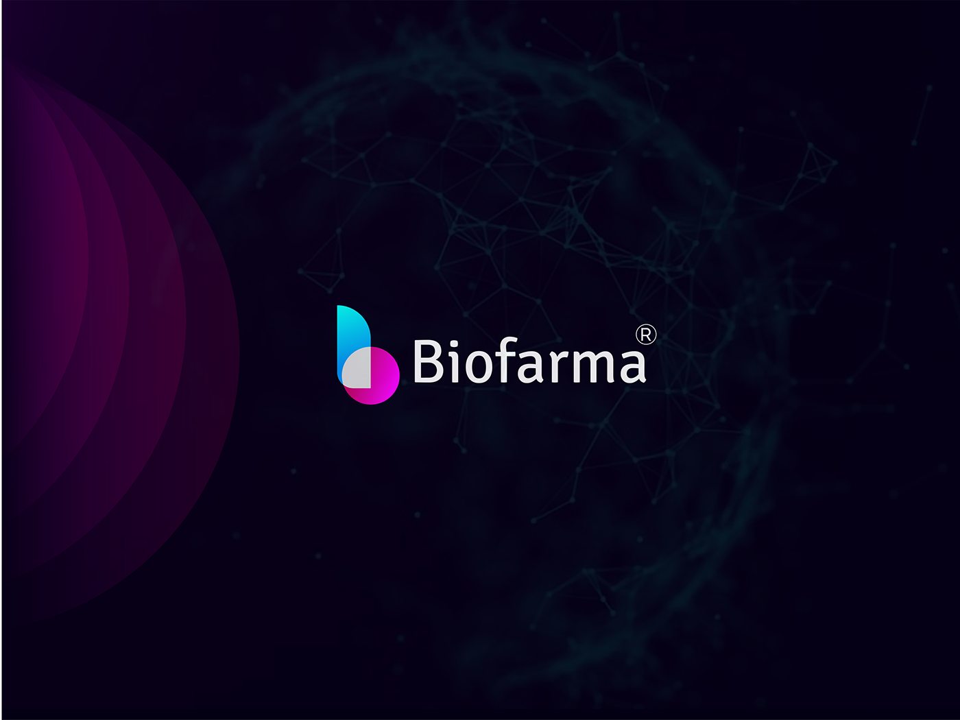 biofarma biology biotech brand identity branding  Logo Design logo maker monogram logo Pharmaceutical Logo pharmacy