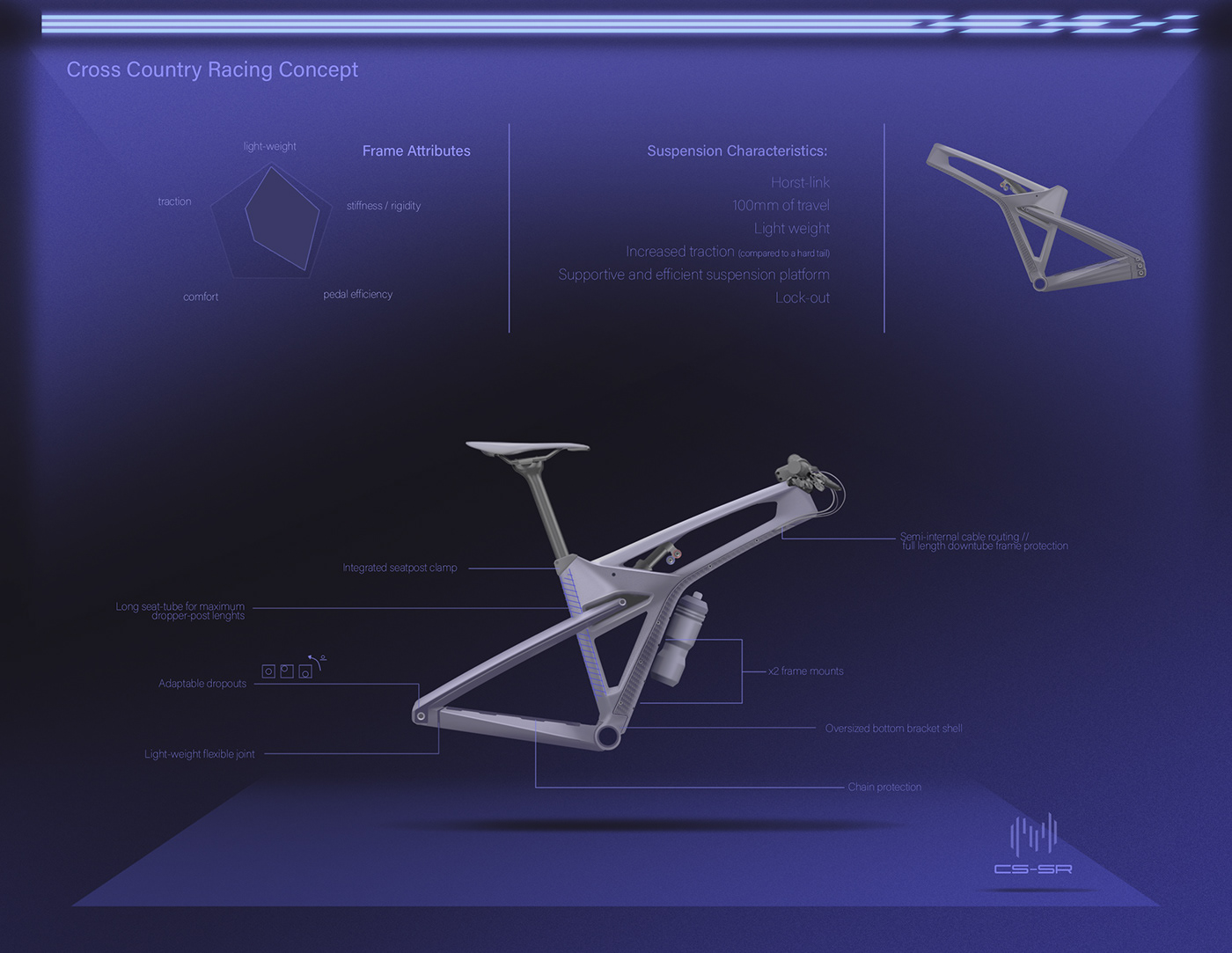 automotive   Bicycle Bike concept cross country enduro mountain bike MTB sketch xc