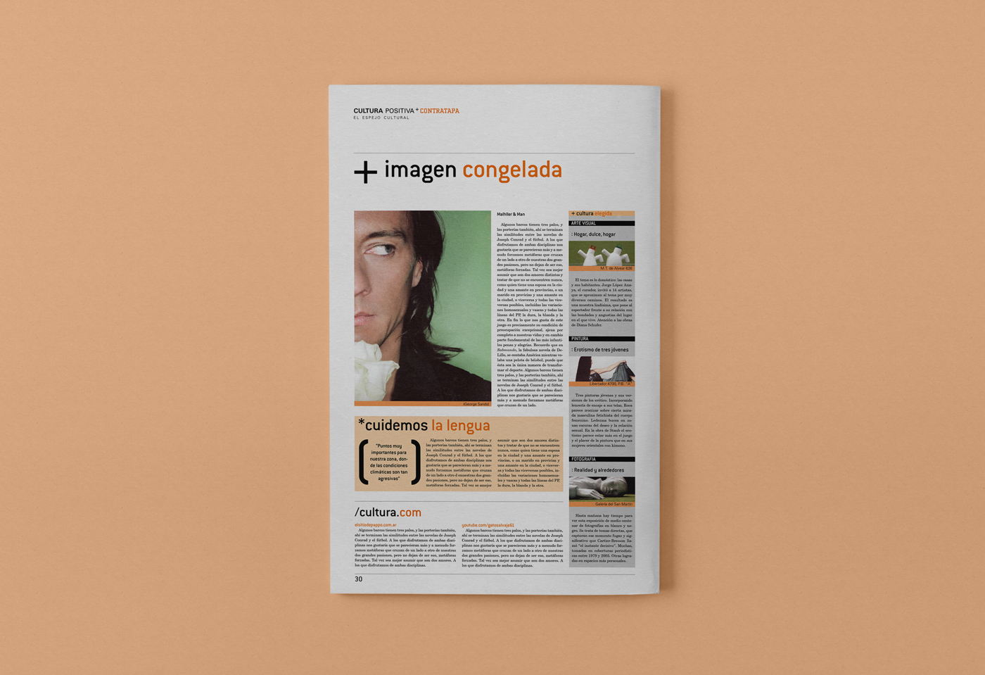Yantorno argentina diseño gráfico Diseño editorial tipografia Suplemento diario newspaper print fadu