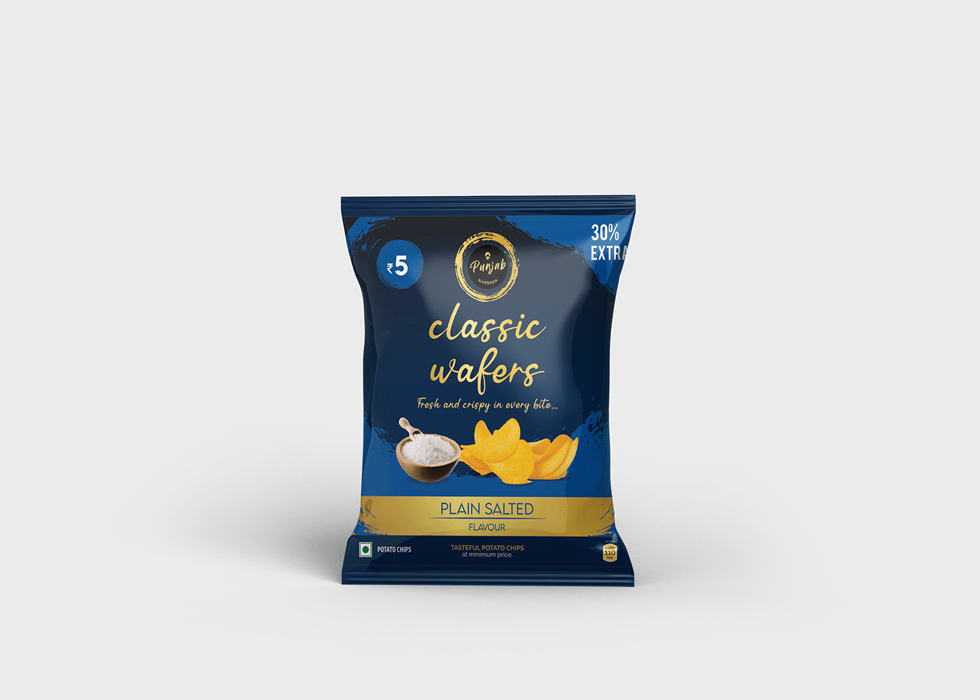 chips potato chips Pouch Packaging Packaging Mockup brand identity snacks