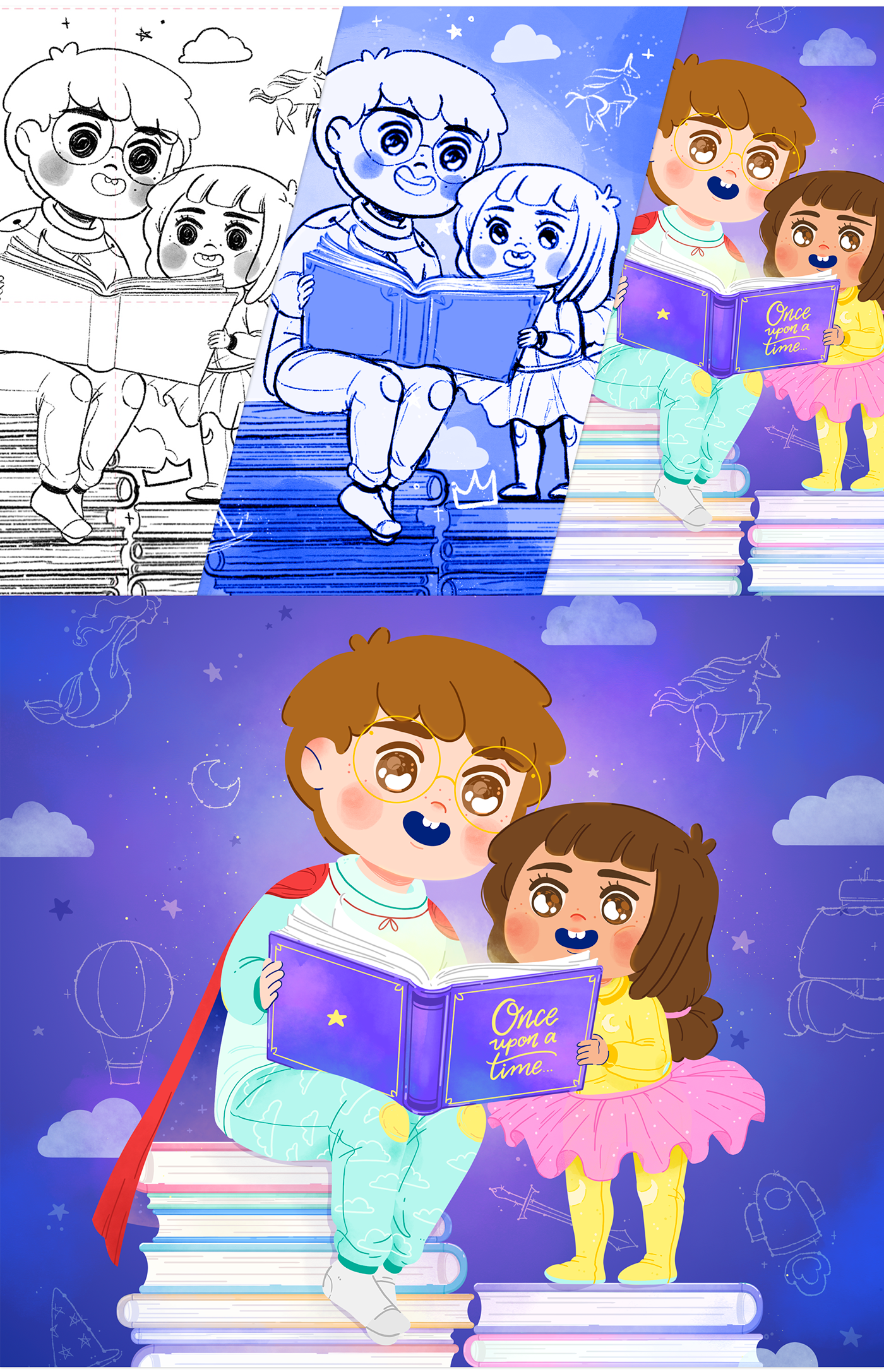 Fashion  kids app illustration for app illustration for kids childrens book character development kids