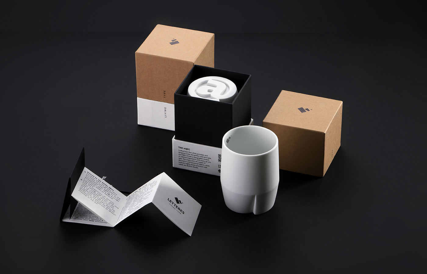 brand identity branding  coffee mug design homeware Office Packaging product design  typography   typedesign