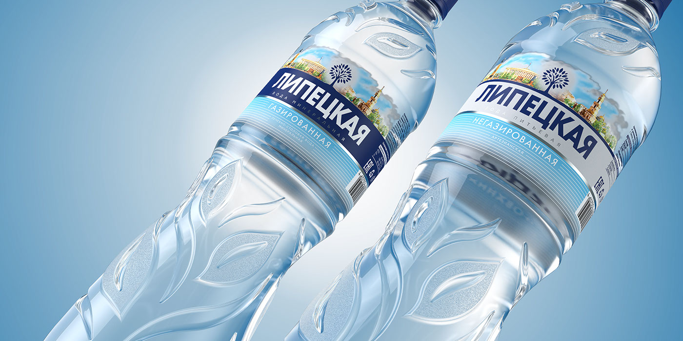 Download Mineral water product shot in 3d. Made for STUDIOIN on Behance
