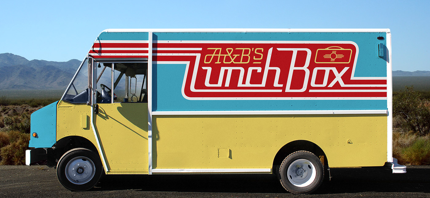 logo branding  restaurant Food truck speed lettering typography  