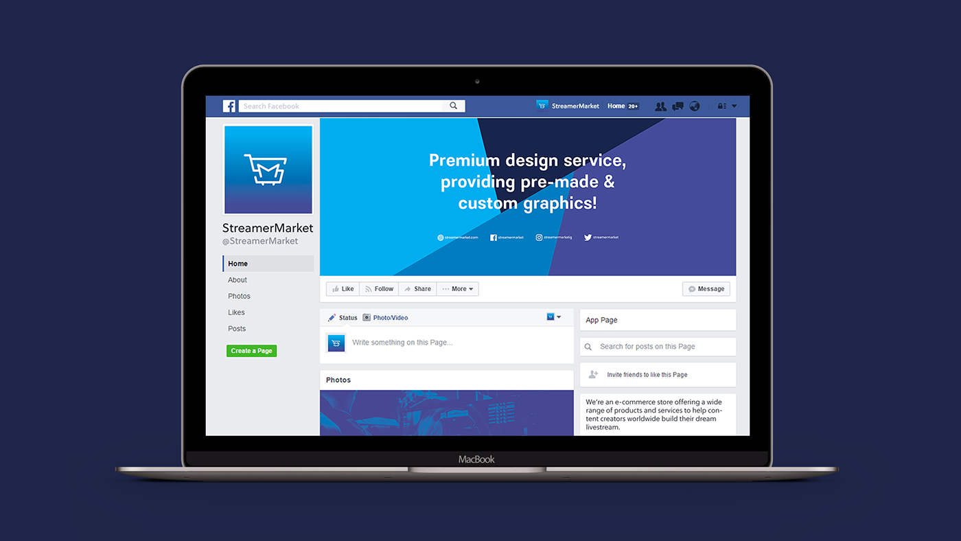 Streamer Market Facebook Profile