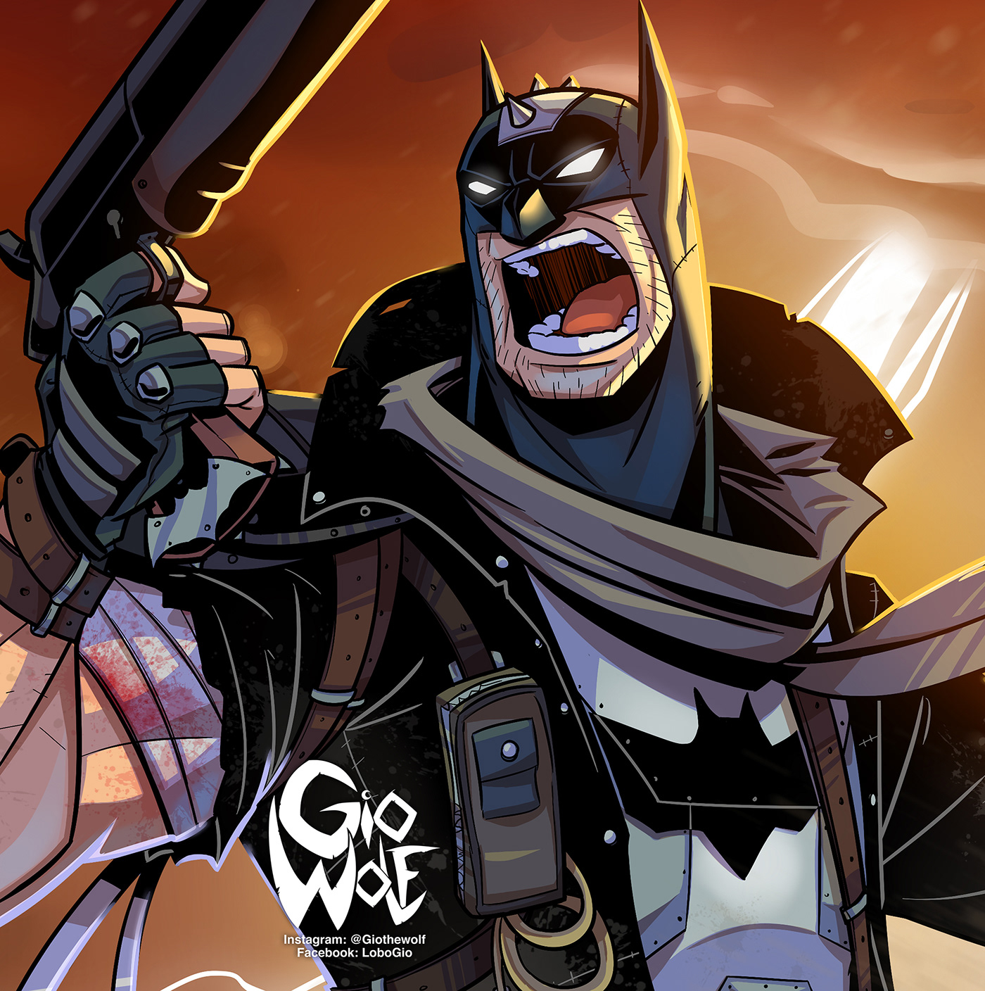 batman Dc Comics wacom