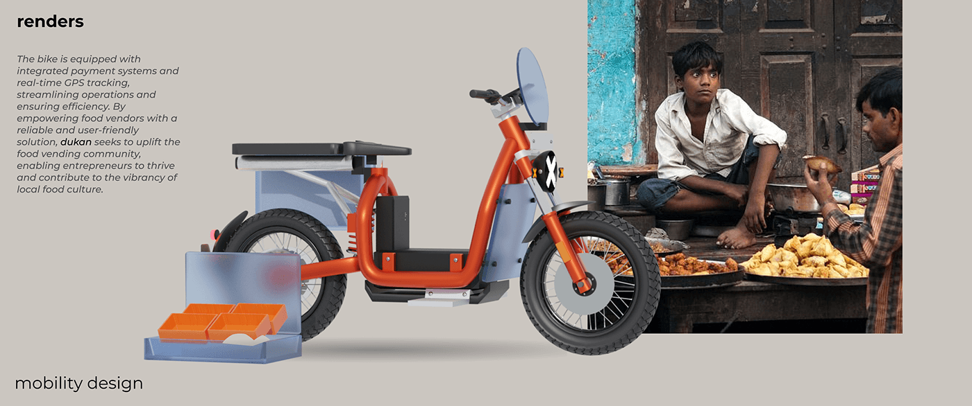 automotive   design Bike motorcycle mobility transportation concept industrial design  3d modeling blender